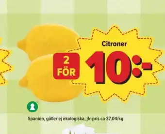 Östenssons Garant citroner erbjuda