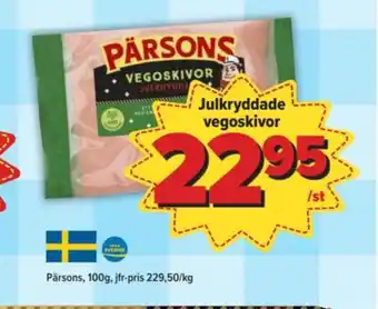 Östenssons Pärsons vegetarpålägg erbjuda