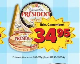 Östenssons President brie erbjuda