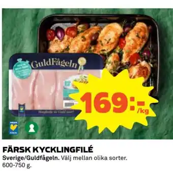Coop FÄRSK KYCKLINGFILÉ erbjuda