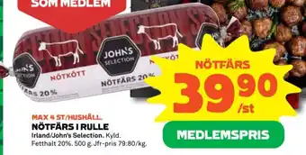 Coop NÖTFÄRS I RULLE erbjuda