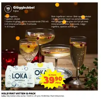 Coop KOLSYRAT VATTEN 12-PACK erbjuda