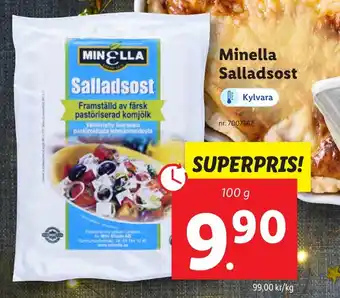 Lidl Minella Salladsost erbjuda