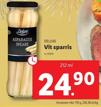 Lidl Vit sparris erbjuda