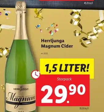 Lidl Herrljunga Magnum Cider erbjuda