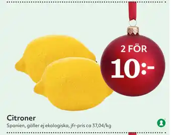 Hemköp Citroner erbjuda
