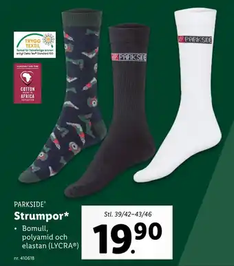 Lidl Strumpor erbjuda
