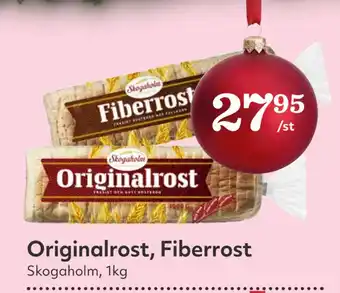 Hemköp Originalrost, fiberrost erbjuda