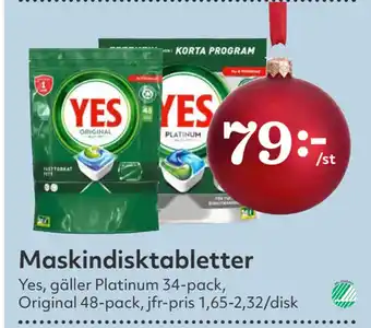 Hemköp Maskindisktabletter erbjuda