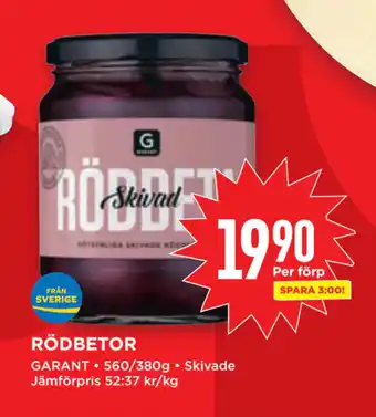 Willys Rödbetor erbjuda