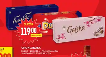 Willys Chokladask erbjuda