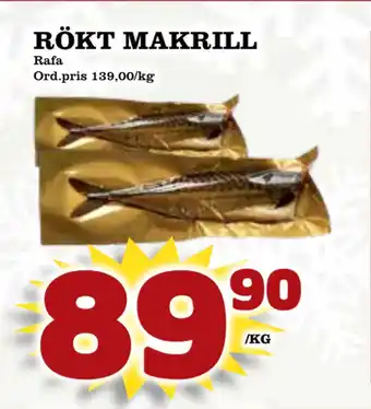 Din Mat Rökt makrill erbjuda