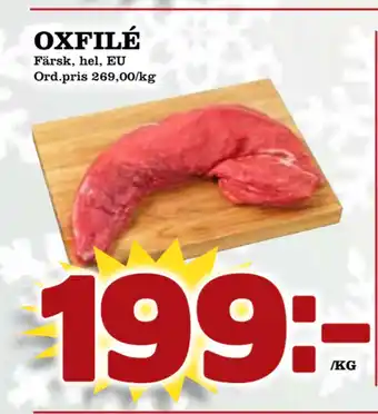 Din Mat Oxfilé erbjuda