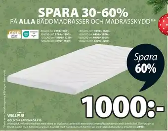 JYSK Gold t65 bäddmadrass erbjuda