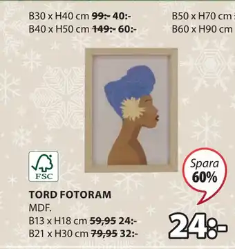 JYSK Tord fotoram erbjuda