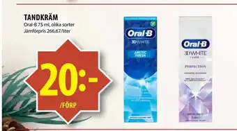 Matvärlden Tensta Tandkräm erbjuda