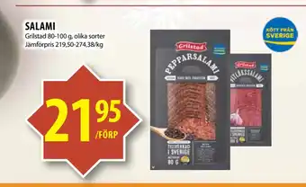 Matvärlden Tensta Salami erbjuda