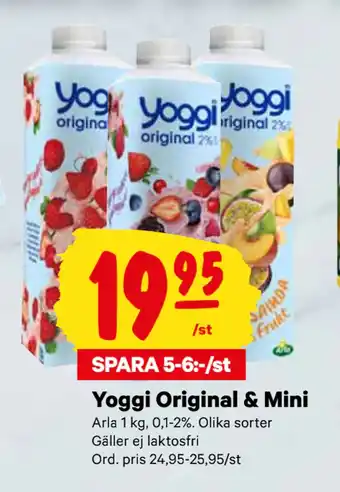minmatbutik Yoggi original & mini erbjuda