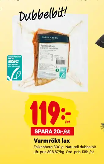 Varmrökt lax