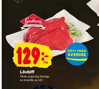 minmatbutik Lövbiff erbjuda