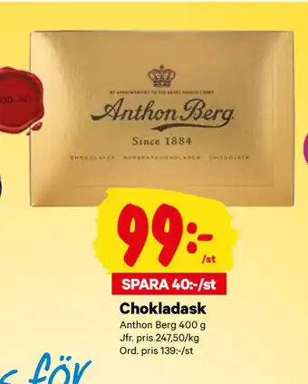 minmatbutik Chokladask erbjuda