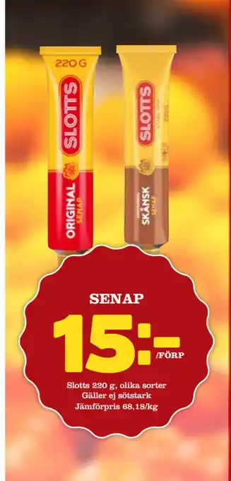 Nelins Senap erbjuda