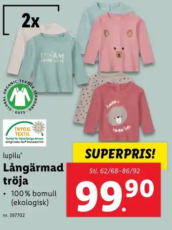 Lidl Långärmad tröja erbjuda