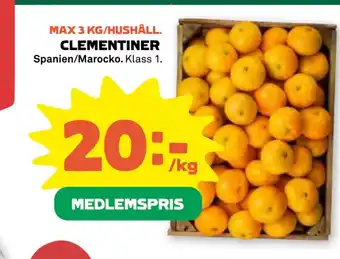 Stora Coop Clementiner erbjuda