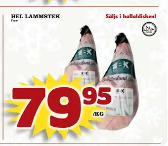 Prisma Mat Hel lammstek erbjuda