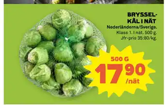 Stora Coop Brysselkål i nät erbjuda