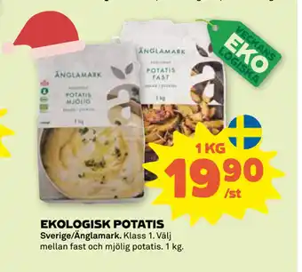 Stora Coop Ekologisk potatis erbjuda