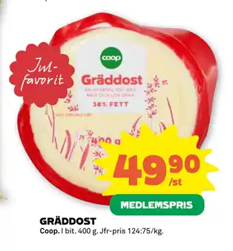 Stora Coop Gräddost erbjuda