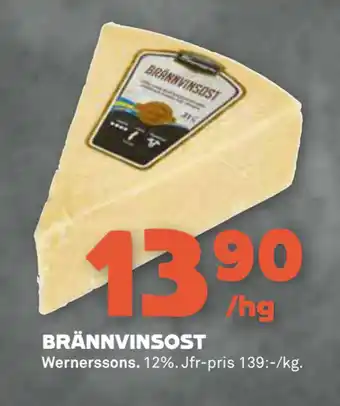 Stora Coop Brännvinsost erbjuda