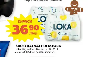 Stora Coop Kolsyrat vatten 12-pack erbjuda