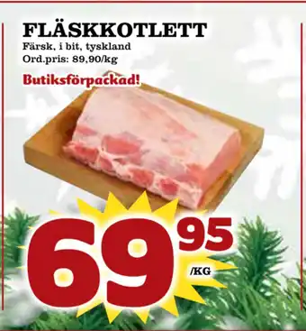 Supergrossen Fläskkotlett erbjuda