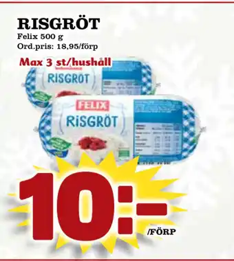 Supergrossen Risgröt erbjuda