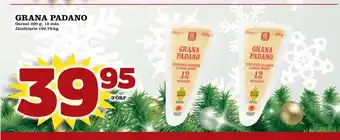 Supergrossen Grana padano erbjuda