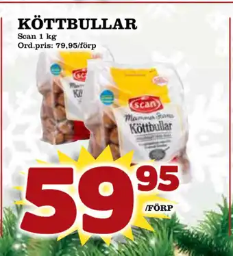 Supergrossen Köttbullar erbjuda