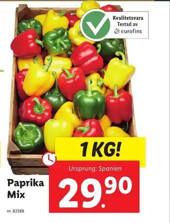 Lidl Paprika Mix erbjuda