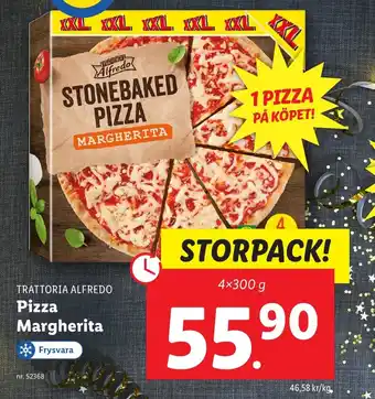 Lidl Pizza Margherita erbjuda