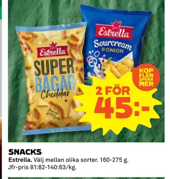 Coop Konsum Snacks erbjuda