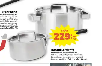 Stora Coop Kastrull/gryta erbjuda
