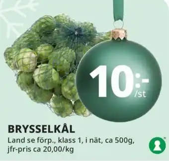 Tempo BRYSSELKÅL erbjuda
