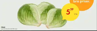 Snabbgross Vitkål erbjuda