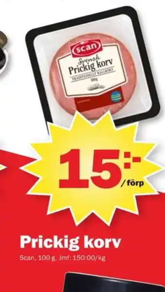 Pekås Scan korv erbjuda