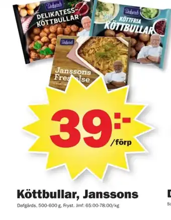 Pekås Dafgårds färdigrätter erbjuda