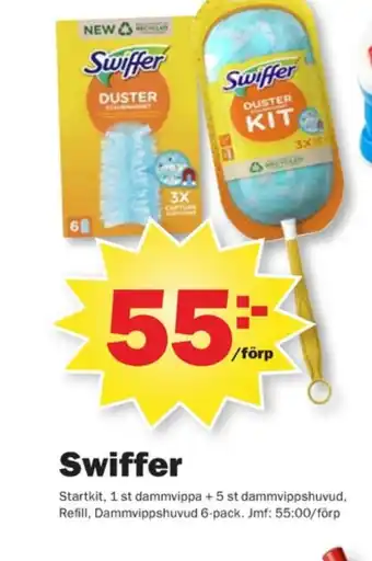 Pekås Swiffer dammvippa erbjuda
