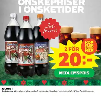Coop Daglivs Julmust erbjuda
