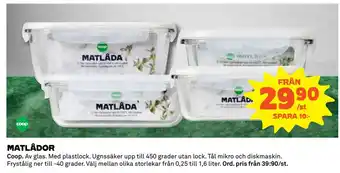 Coop Daglivs Matlådor erbjuda