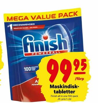 City Gross Maskindisktabletter erbjuda